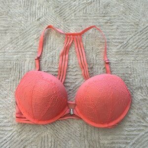 Victoria’s Secret Perfect Shape Lace Racerback Add 2 cups
Push-Up Bra